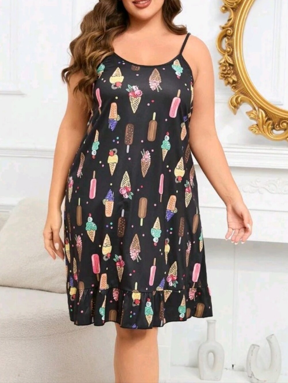 Ice Cream Print Nightdress